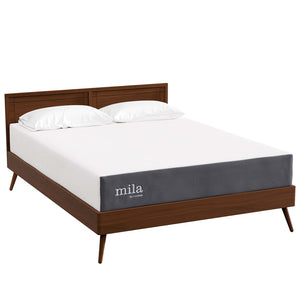 Modway Furniture Mila 10" Queen Mattress - Memory Foam Comfort for Restorative Sleep, Breathable and Supportive Design MOD-6262-WHI