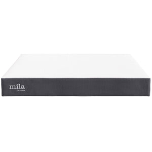 Modway Furniture Mila 10" King Mattress - Comfort-Enhanced Memory Foam with Breathable Cover for Restful Sleep MOD-6263-WHI