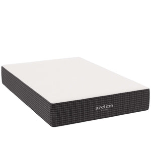 Modway Furniture Aveline 12" Memory Foam Full Mattress - Gel-Infused Cooling Comfort, Pressure Relief, CertiPUR-US® Safe MOD-6599-WHI