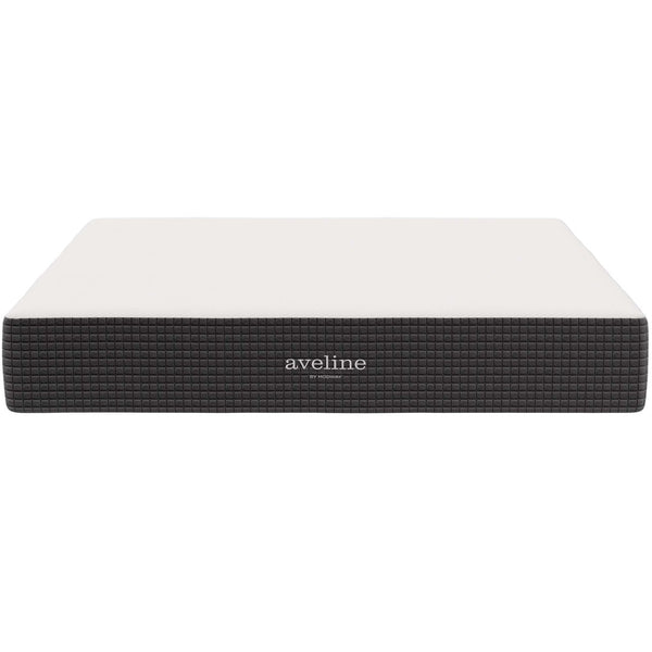 Modway Furniture Aveline 12" King Memory Foam Mattress - Gel-Infused Cooling, Pressure Relief & Motion Isolation MOD-6601-WHI