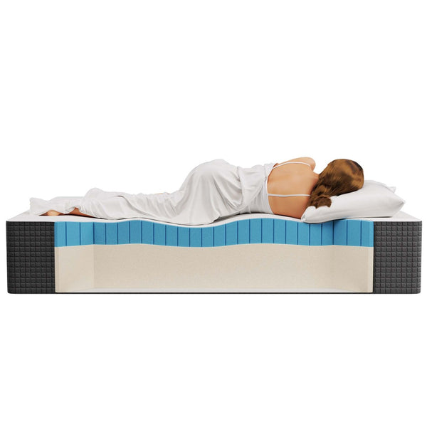 Modway Furniture Aveline 14" Gel-Infused Memory Foam Queen Mattress – Cool, Comfortable Sleep with Supportive Design MOD-6604-WHI