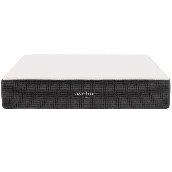 Modway Furniture Aveline 14" King Mattress - Gel-Infused Memory Foam for Ultimate Comfort & Cool Sleep Experience MOD-6605-WHI