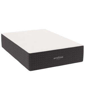 Modway Furniture Aveline 16" Gel-Infused Memory Foam Full Mattress for Superior Comfort & Cool Sleep Experience MOD-6607-WHI