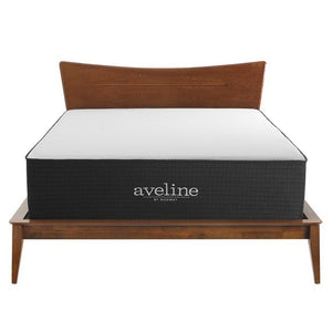 Modway Furniture Aveline 16" King Memory Foam Mattress - Cooling Gel-Infused, Pressure Relief, Motion Isolation Comfort MOD-6609-WHI