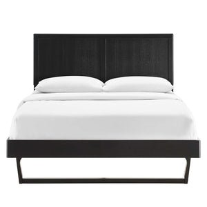 Modway Furniture Alana Full Platform Bed with Mid-Century Modern Design and Sturdy Support for Lasting Comfort Black MOD-6616-BLK
