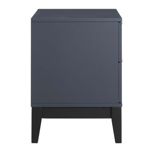 Modway Furniture Dakota Nightstand - Versatile Mid-Century Modern Table with Ample Storage & Clean Lines in Blue MOD-6671-BLU