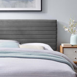 Modway Furniture Tranquil Twin Headboard Gray 3.5 x 39.5 x 23