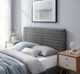 Modway Furniture Tranquil Twin Headboard Gray 3.5 x 39.5 x 23