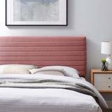 Modway Furniture Tranquil King/California King Headboard Dusty Rose 3.5 x 78.5 x 23