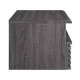 Modway Furniture Render Wall-Mount Nightstand Charcoal 15.5 x 23.5 x 12.5
