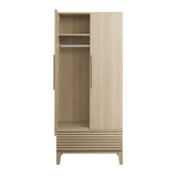 Modway Furniture Render Wardrobe MOD-7072-OAK