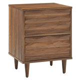 Modway Furniture Vespera 2-Drawer Nightstand Walnut 15.5 x 17 x 22