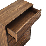 Modway Furniture Vespera 5-Drawer Chest Walnut 15.5 x 33 x 53