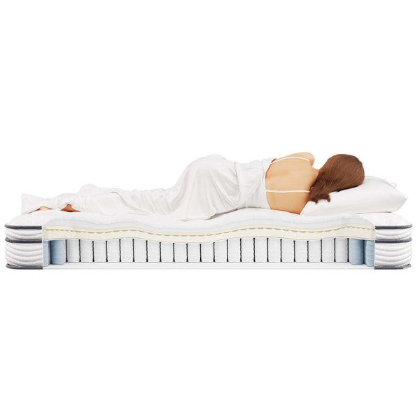 Modway Furniture Jenna 6" Innerspring & Foam Full Mattress - Perfect for All Sleepers, Easy Setup for Any Space! MOD-7094-WHI