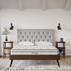 Modway Furniture Jenna King Mattress - 6" Innerspring & Foam for Ultimate Comfort, Support & Breathable Sleep Quality MOD-7096-WHI