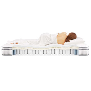 Modway Furniture Jenna King Mattress - 6" Innerspring & Foam for Ultimate Comfort, Support & Breathable Sleep Quality MOD-7096-WHI