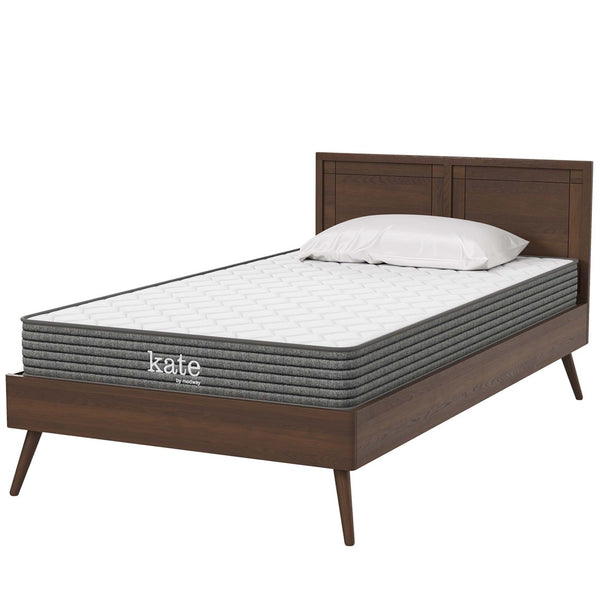 Modway Furniture Kate 6" Narrow Twin Mattress - Comfortable Spring & Foam Design for Kids, Guests, or Small Spaces MOD-7097-WHI