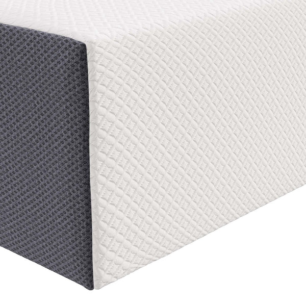 Modway Furniture Mila 12" Twin Memory Foam Mattress - Perfect for Kids' Rooms, Dorms & Guest Spaces, Easy Setup! MOD-7102-WHI