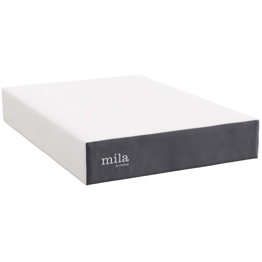Modway Furniture Mila 12" Memory Foam Full Mattress - Breathable, CertiPUR-US Certified for Comfort & Support, 10-Year Warranty MOD-7103-WHI