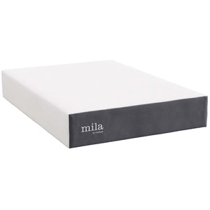 Modway Furniture Mila 12" Memory Foam Full Mattress - Breathable, CertiPUR-US Certified for Comfort & Support, 10-Year Warranty MOD-7103-WHI