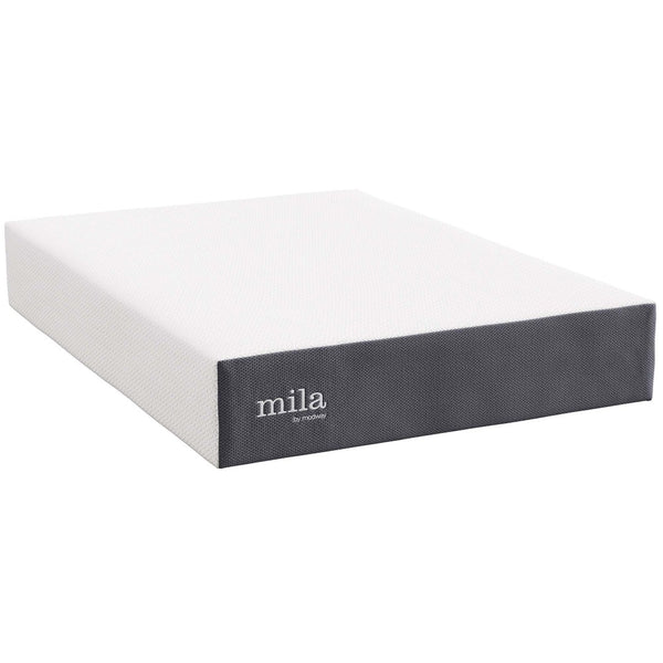 Modway Furniture Mila 12" Memory Foam Full Mattress - Breathable, CertiPUR-US Certified for Comfort & Support, 10-Year Warranty MOD-7103-WHI