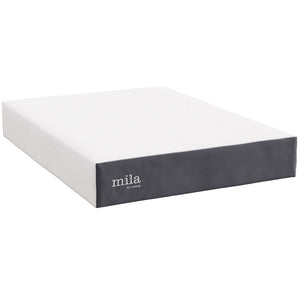 Modway Furniture Mila 12" King Memory Foam Mattress - Comfort, Support & Breathable Design for Restorative Sleep MOD-7105-WHI
