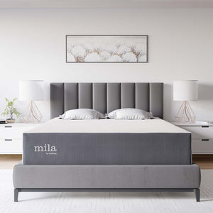 Modway Furniture Mila 12" Memory Foam California King Mattress - Cool, Comfortable Sleep with 10-Year Warranty! MOD-7106-WHI