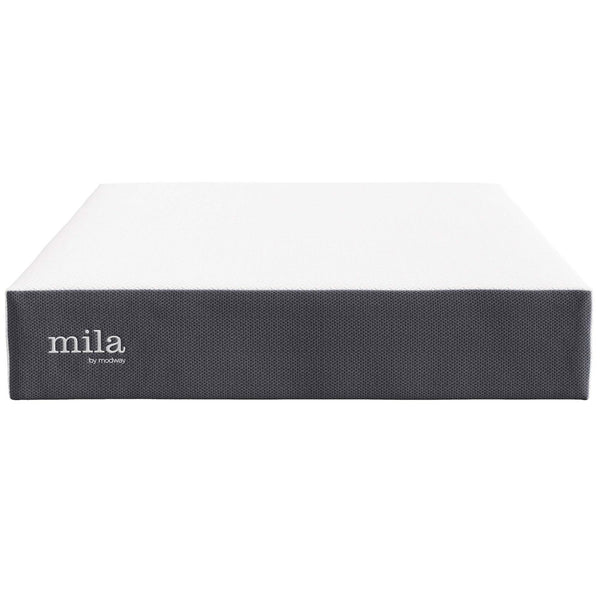 Modway Furniture Mila 12" Memory Foam California King Mattress - Cool, Comfortable Sleep with 10-Year Warranty! MOD-7106-WHI