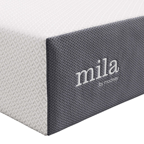 Modway Furniture Mila 12" Memory Foam California King Mattress - Cool, Comfortable Sleep with 10-Year Warranty! MOD-7106-WHI