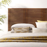 Modway Furniture Render Wall Mount Queen Headboard Walnut 1.5 x 69 x 30.5