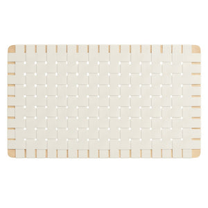 Modway Furniture Sparta Weave Wall-Mount Vegan Leather Twin Headboard by Modway – Stylish, Space-Saving Design for Modern Rooms Natural Beige MOD-7120-NAT-BEI