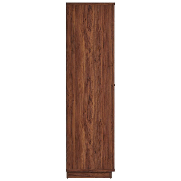 Modway Furniture Capri 70" Tall Storage Cabinet - Stylish Wood Grain Design with Soft-Close Doors for Versatile Use MOD-7156-WAL