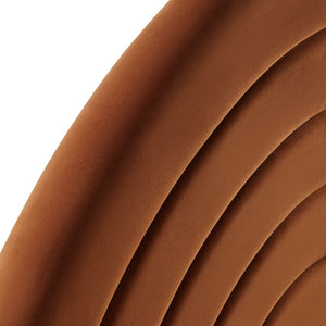 Modway Furniture Solana Arched Performance Velvet Queen Headboard - Luxurious Comfort for Modern Bedroom Elegance Rust MOD-7171-RUS