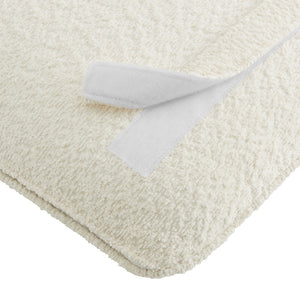 Modway Furniture Anela Wall-Mounted Chenille Upholstered Twin Headboard - Space-Saving, Cozy Design for Modern Rooms Cream Natural MOD-7205-CRE-NAT