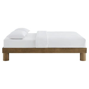 Modway Furniture Runa Wood Full Platform Bed - Sturdy, Stylish Design for Modern Bedrooms, No Box Spring Required! MOD-7208-FRO