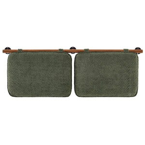 Modway Furniture Anela Wall-Mounted King Size Chenille Upholstered Headboard for Modern Bedroom Comfort & Style Sage Walnut MOD-7213-SGE-WAL