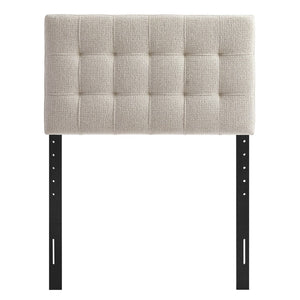 Modway Furniture Lily Modway Twin Headboard Biscuit Tufted Chenille Upholstered for Kids or Guest Rooms Dove MOD-7260-DOV