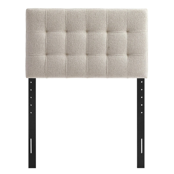 Modway Furniture Lily Modway Twin Headboard Biscuit Tufted Chenille Upholstered for Kids or Guest Rooms Dove MOD-7260-DOV