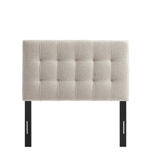Modway Furniture Lily Modway Twin Headboard Biscuit Tufted Chenille Upholstered for Kids or Guest Rooms Dove MOD-7260-DOV