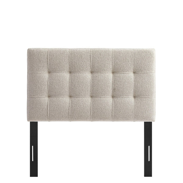 Modway Furniture Lily Modway Twin Headboard Biscuit Tufted Chenille Upholstered for Kids or Guest Rooms Dove MOD-7260-DOV