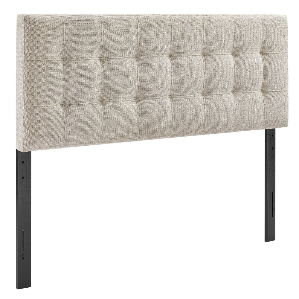 Modway Furniture Lily Modway Full Upholstered Headboard Biscuit Tufted Chenille Foam Padded Bedroom Dove MOD-7261-DOV