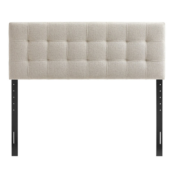 Modway Furniture Lily Modway Full Upholstered Headboard Biscuit Tufted Chenille Foam Padded Bedroom Dove MOD-7261-DOV