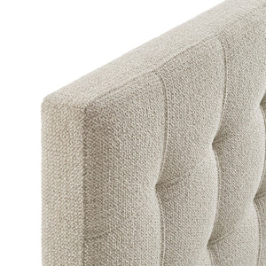Modway Furniture Lily Modway Full Upholstered Headboard Biscuit Tufted Chenille Foam Padded Bedroom Dove MOD-7261-DOV