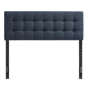 Modway Furniture Lily Tufted Chenille King Headboard with Foam Padding for a Polished Bedroom Navy Chenille MOD-7263-NAV
