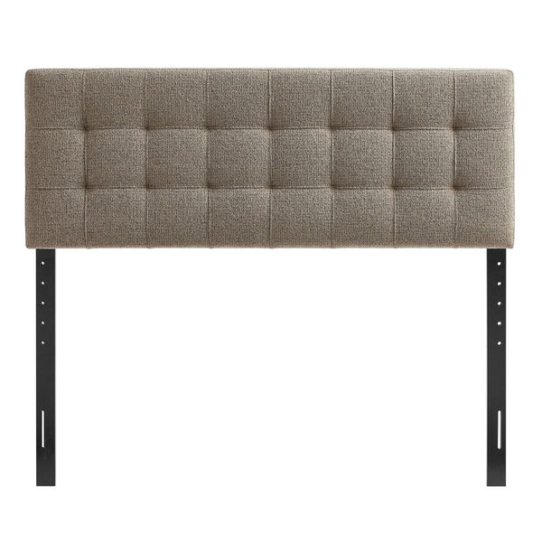 Modway Furniture Lily Tufted Chenille King Headboard with Foam Padding for a Polished Bedroom Taupe MOD-7263-TAU