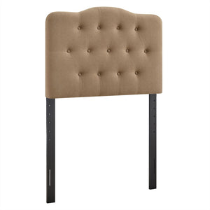 Modway Furniture Annabel Modway Tufted Upholstered Twin Headboard with Foam Padding for Guest Bedroom Almond MOD-7265-ALM