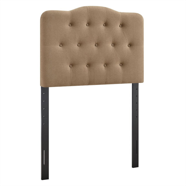 Modway Furniture Annabel Modway Tufted Upholstered Twin Headboard with Foam Padding for Guest Bedroom Almond MOD-7265-ALM