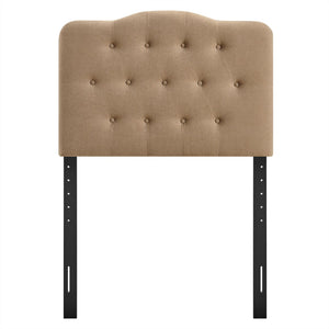 Modway Furniture Annabel Modway Tufted Upholstered Twin Headboard with Foam Padding for Guest Bedroom Almond MOD-7265-ALM
