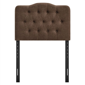 Modway Furniture Annabel Modway Tufted Upholstered Twin Headboard with Foam Padding for Guest Bedroom Cocoa MOD-7265-COA