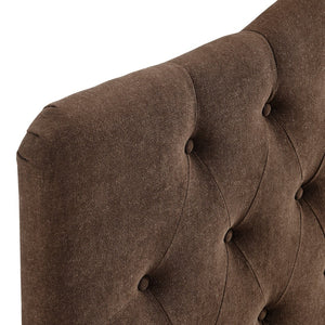 Modway Furniture Annabel Modway Tufted Upholstered Twin Headboard with Foam Padding for Guest Bedroom Cocoa MOD-7265-COA